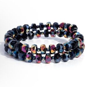 🆕 Paparazzi Seriously Stellar Black Wire Infinity Wrap Bracelet